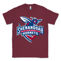 Burgundy Shenandoah University Hornets Classic Tee - lanVoArt