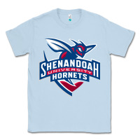 Dusty Blue Shenandoah University Hornets Classic Tee - lanVoArt