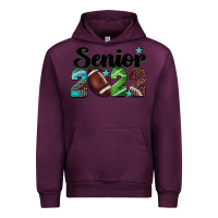 Mauve Wine football senior 2022 Urban Hoodie - BarkalooDesign