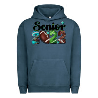 Pigment Midnight Navy football senior 2022 Urban Hoodie - BarkalooDesign