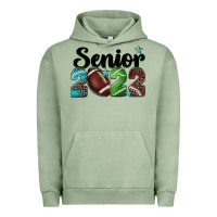 Pigment Oil Green football senior 2022 Urban Hoodie - BarkalooDesign