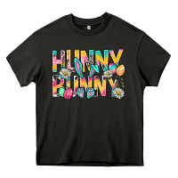 Asphalt Hunny Bunny Easter Heavy Core Tee - BundleAndBundleShop