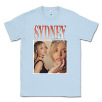 Dusty Blue sydney sweeney Classic Tee - lanVoArt
