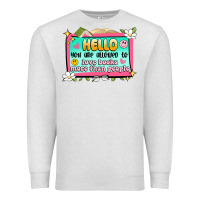 Oatmeal Heather hello you are allowed to love books more than peop Premium Sweatshirt - Artiststas