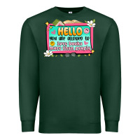 Hello You Are Allowed To Love Books More Than Peop Premium Sweatshirt | Teevron