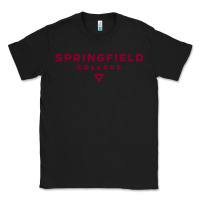 Black springfield college Classic Tee - lanVoArt