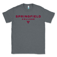 Charcoal Heather springfield college Classic Tee - lanVoArt