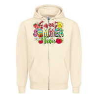 Sandshell Sweet Summer Time Zipper Hoodie - CowhideDigitalArt