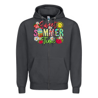 Smoke Sweet Summer Time Zipper Hoodie - CowhideDigitalArt