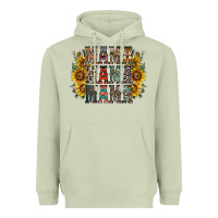 Matcha mama sunflower western Heavyweight Hoodie - RacoonDesign