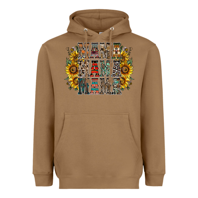 Mama Sunflower Western Heavyweight Hoodie by RacoonDesign | Teevron