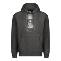 Charcoal Heather frankenstein monster boris karloff face Premium Hoodie - lanVoArt