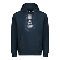 Navy frankenstein monster boris karloff face Premium Hoodie - lanVoArt