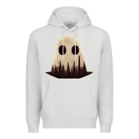 Dove Grey forrest ghost Premium Hoodie - lanVoArt