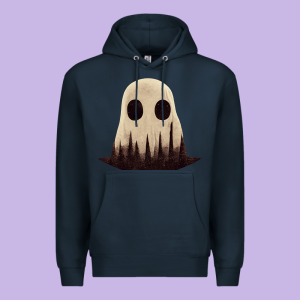 Forrest Ghost Premium Hoodie Designed By Lanvoart