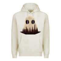 Oatmeal Heather forrest ghost Premium Hoodie - lanVoArt