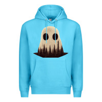 Ocean Blue forrest ghost Premium Hoodie - lanVoArt