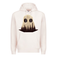 Pale Pink forrest ghost Premium Hoodie - lanVoArt