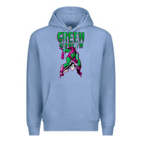 Colony Blue green goblin Premium Hoodie - lanVoArt