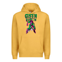 Mustard green goblin Premium Hoodie - lanVoArt
