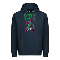 Navy green goblin Premium Hoodie - lanVoArt