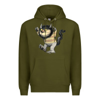 Army Green where the wild things are carol Premium Hoodie - lanVoArt