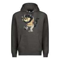 Charcoal Heather where the wild things are carol Premium Hoodie - lanVoArt