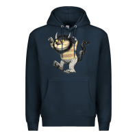 Navy where the wild things are carol Premium Hoodie - lanVoArt