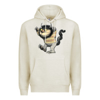 Oatmeal Heather where the wild things are carol Premium Hoodie - lanVoArt