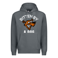 Rock bitten by a dog angry dog bite funny gift Premium Hoodie - lanVoArt