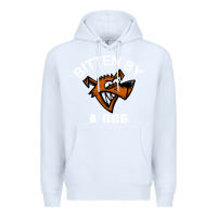 White bitten by a dog angry dog bite funny gift Premium Hoodie - lanVoArt