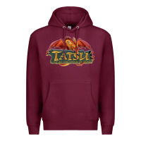 Burgundy tatsu six flags magic mountain Premium Hoodie - lanVoArt