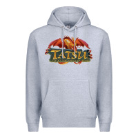 Heather Grey tatsu six flags magic mountain Premium Hoodie - lanVoArt