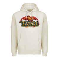 Oatmeal Heather tatsu six flags magic mountain Premium Hoodie - lanVoArt
