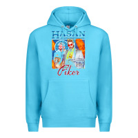 Ocean Blue hasan piker t shirts gift for fans for men and women gift mother day f Premium Hoodie - lanVoArt