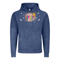 Vintage Denim summer vibes with birds Vintage Hoodie - TumblerDesignByShophia