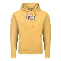 Vintage Mustard summer vibes with birds Vintage Hoodie - TumblerDesignByShophia