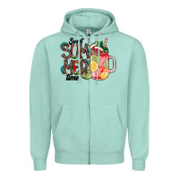 Seafoam Sweet Summer Time Zipper Hoodie - CowhideDigitalArt