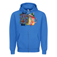 True Royal Sweet Summer Time Zipper Hoodie - CowhideDigitalArt