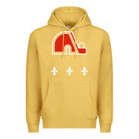 Antique Gold vintage quebec hockey   retro nordiques Premium Hoodie - lanVoArt
