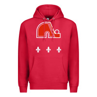 Cardinal vintage quebec hockey   retro nordiques Premium Hoodie - lanVoArt