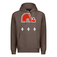 Coffee vintage quebec hockey   retro nordiques Premium Hoodie - lanVoArt
