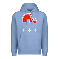 Colony Blue vintage quebec hockey   retro nordiques Premium Hoodie - lanVoArt