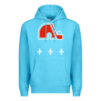 Ocean Blue vintage quebec hockey   retro nordiques Premium Hoodie - lanVoArt