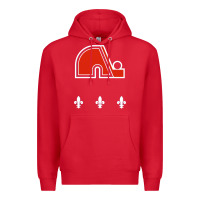 Red vintage quebec hockey   retro nordiques Premium Hoodie - lanVoArt