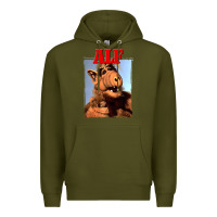 Army Green alf vintage classic Premium Hoodie - lanVoArt