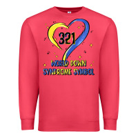 Cardinal world down syndrome symbol Premium Sweatshirt - Artiststas