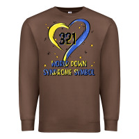 Chestnut world down syndrome symbol Premium Sweatshirt - Artiststas