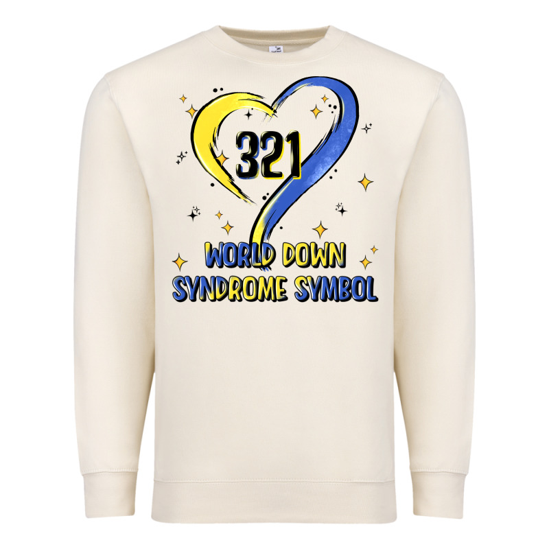 World Down Syndrome Symbol Premium Sweatshirt by Artiststas | Teevron
