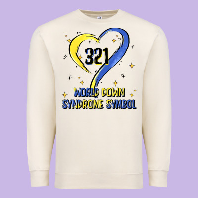 World Down Syndrome Symbol Premium Sweatshirt Designed By Artiststas